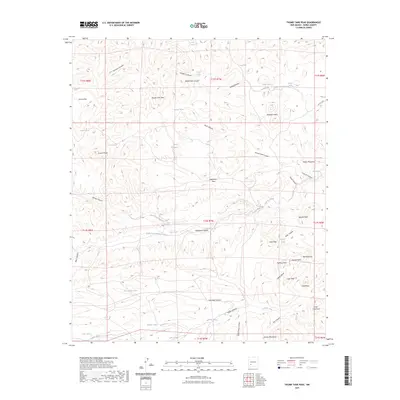 2023 Map of Thumb Tank Peak, 2023 Print