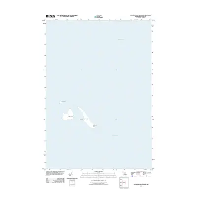 2011 Map of Thunder Bay Island, 2011 Print