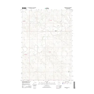 2015 Map of Thunder Butte, 2015 Print