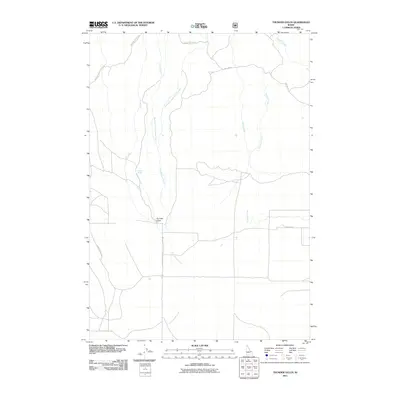 2011 Map of Thunder Gulch, 2011 Print