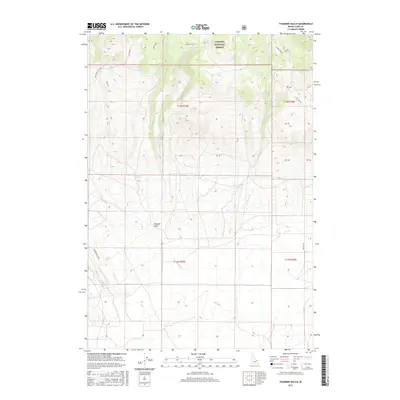 2017 Map of Thunder Gulch, 2017 Print