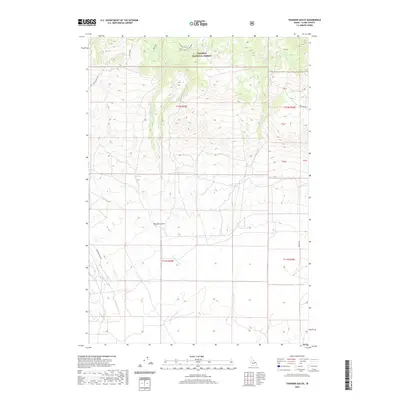 2020 Map of Thunder Gulch, 2020 Print