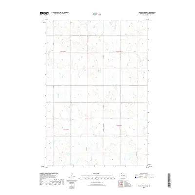 2017 Map of Thunder Hawk SE, 2017 Print