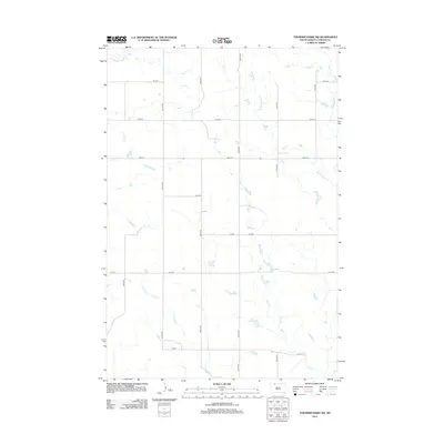 2012 Map of Thunder Hawk SW, 2012 Print