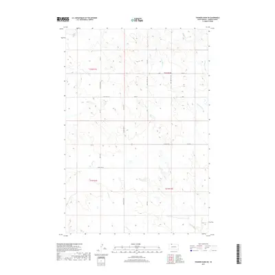 2017 Map of Thunder Hawk SW, 2017 Print