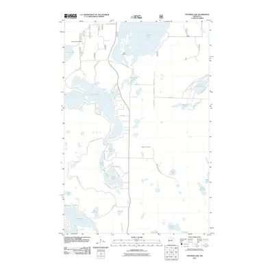 2011 Map of Thunder Lake, 2011 Print