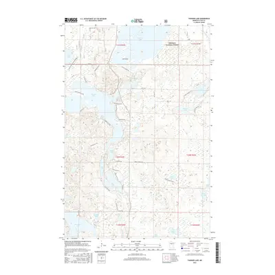2016 Map of Thunder Lake, 2016 Print