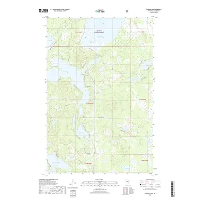 2019 Map of Thunder Lake, 2019 Print