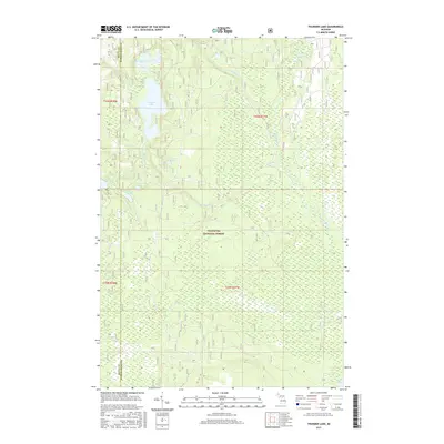 2017 Map of Thunder Lake, 2017 Print