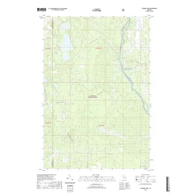 2019 Map of Thunder Lake, 2019 Print