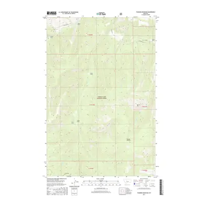 2017 Map of Thunder Mountain, 2017 Print