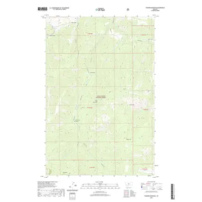 2020 Map of Thunder Mountain, 2020 Print