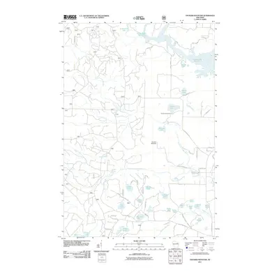 2011 Map of Thunder Mountain, 2011 Print
