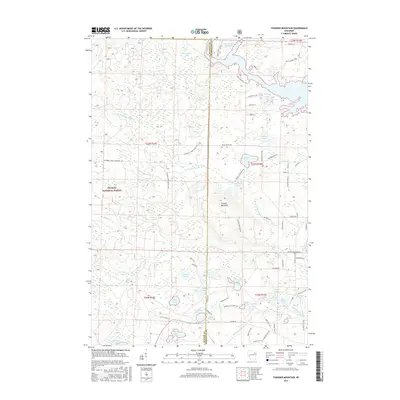 2015 Map of Thunder Mountain, 2015 Print