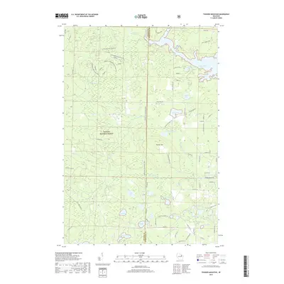 2018 Map of Thunder Mountain, 2018 Print