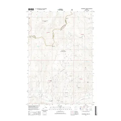 2014 Map of Thunderbolt Creek, 2014 Print