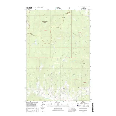 2017 Map of Thunderbolt Creek, 2017 Print