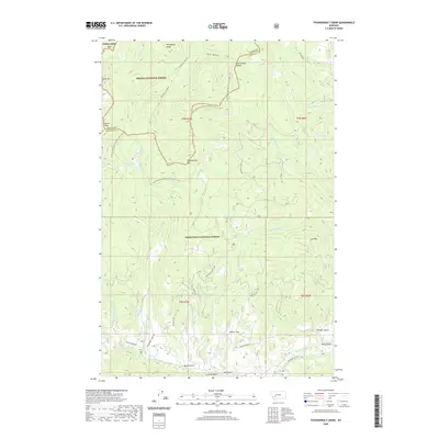 2020 Map of Thunderbolt Creek, 2020 Print