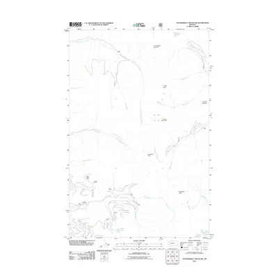 2011 Map of Thunderbolt Mountain, 2011 Print