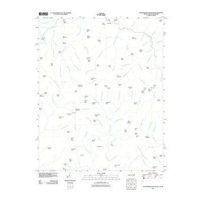 2010 Map of Thunderhead Mountain, 2010 Print