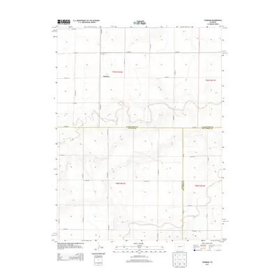 2013 Map of Thurman, 2013 Print