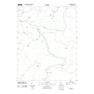 2011 Map of Thurmond, 2011 Print