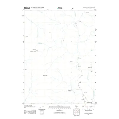 2012 Map of Thurston Peaks, 2012 Print