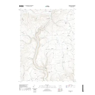 2019 Map of Tiadaghton, 2019 Print