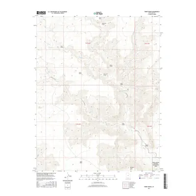 2017 Map of Tibbet Bench, 2017 Print