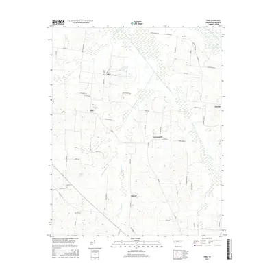 2016 Map of Tibbs, 2016 Print