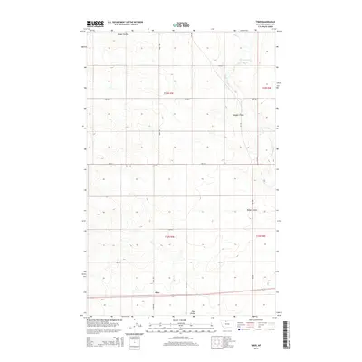 2014 Map of Tiber, 2014 Print
