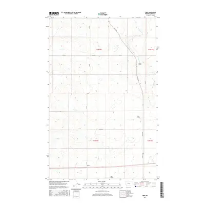 2017 Map of Tiber, 2017 Print