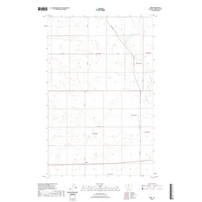 2020 Map of Tiber, 2020 Print