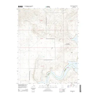 2014 Map of Ticaboo Mesa, 2014 Print