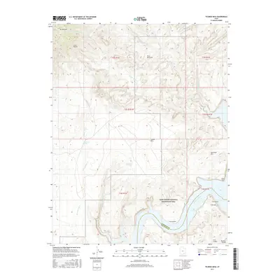 2017 Map of Ticaboo Mesa, 2017 Print