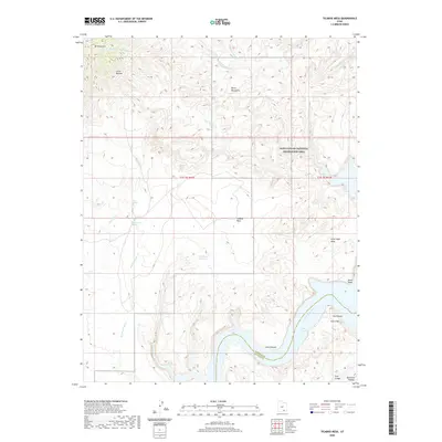 2020 Map of Ticaboo Mesa, 2020 Print