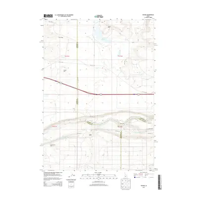 2013 Map of Ticeska, 2013 Print