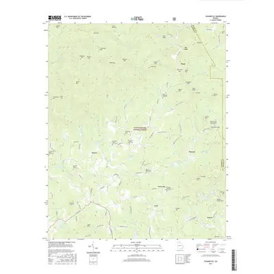 2017 Map of Tickanetley, 2017 Print
