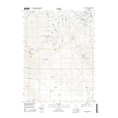 2014 Map of Tickville Spring, 2014 Print