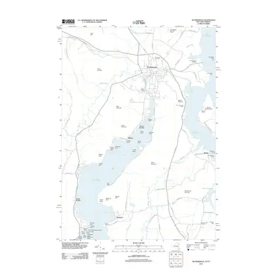 2012 Map of Ticonderoga, 2012 Print