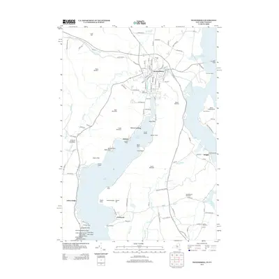 2013 Map of Ticonderoga, 2013 Print
