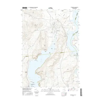 2016 Map of Ticonderoga, 2016 Print