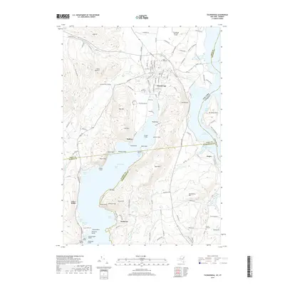 2019 Map of Ticonderoga, 2019 Print