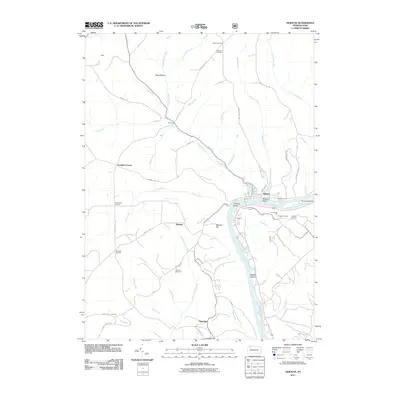 2011 Map of Tidioute, 2011 Print