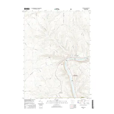 2016 Map of Tidioute, 2016 Print
