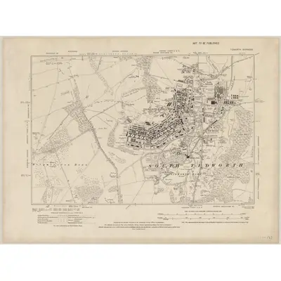 1939 Map of Tidworth barracks