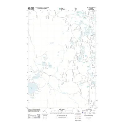 2011 Map of Tie Lake, 2011 Print