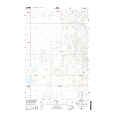 2014 Map of Tie Lake, 2014 Print