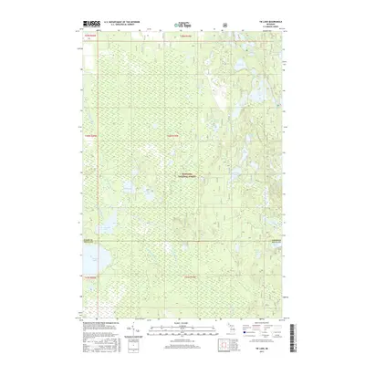 2017 Map of Tie Lake, 2017 Print