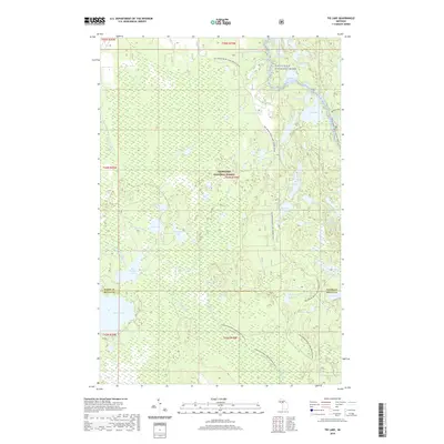 2019 Map of Tie Lake, 2019 Print